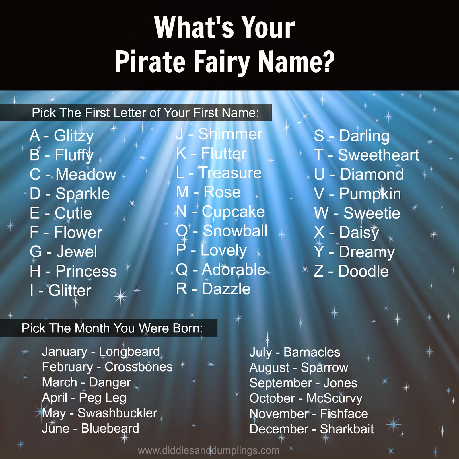 tooth fairy name ideas